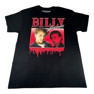 Scream Billy‎ Loomis Graphic Tee Horror Movie T-Shirt Black Mens Large NEW